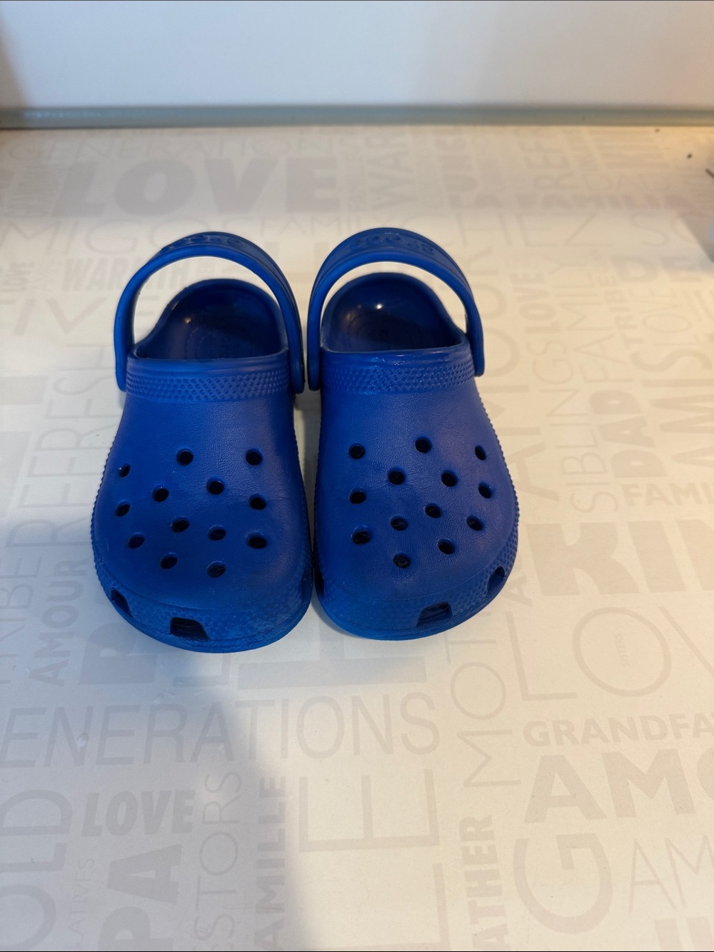 Kids Blue Crocs size 11C